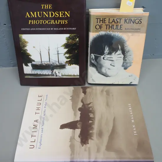 3 books on arctic life & exploration - Jean Malaurie Last Kings of Thule & Ultima Thule, The Amundsen Photographs