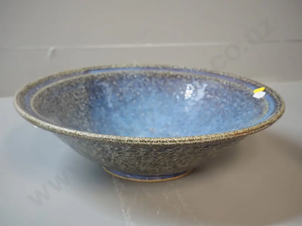 large studio pottery salad or fruit bowl H-90 D-310 Image 1++