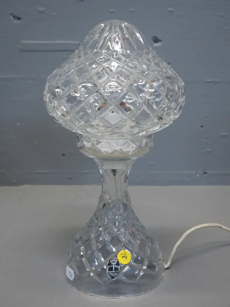 Westmore cut crystal table lamp H-280 Shade Diameter 135 Image 1++