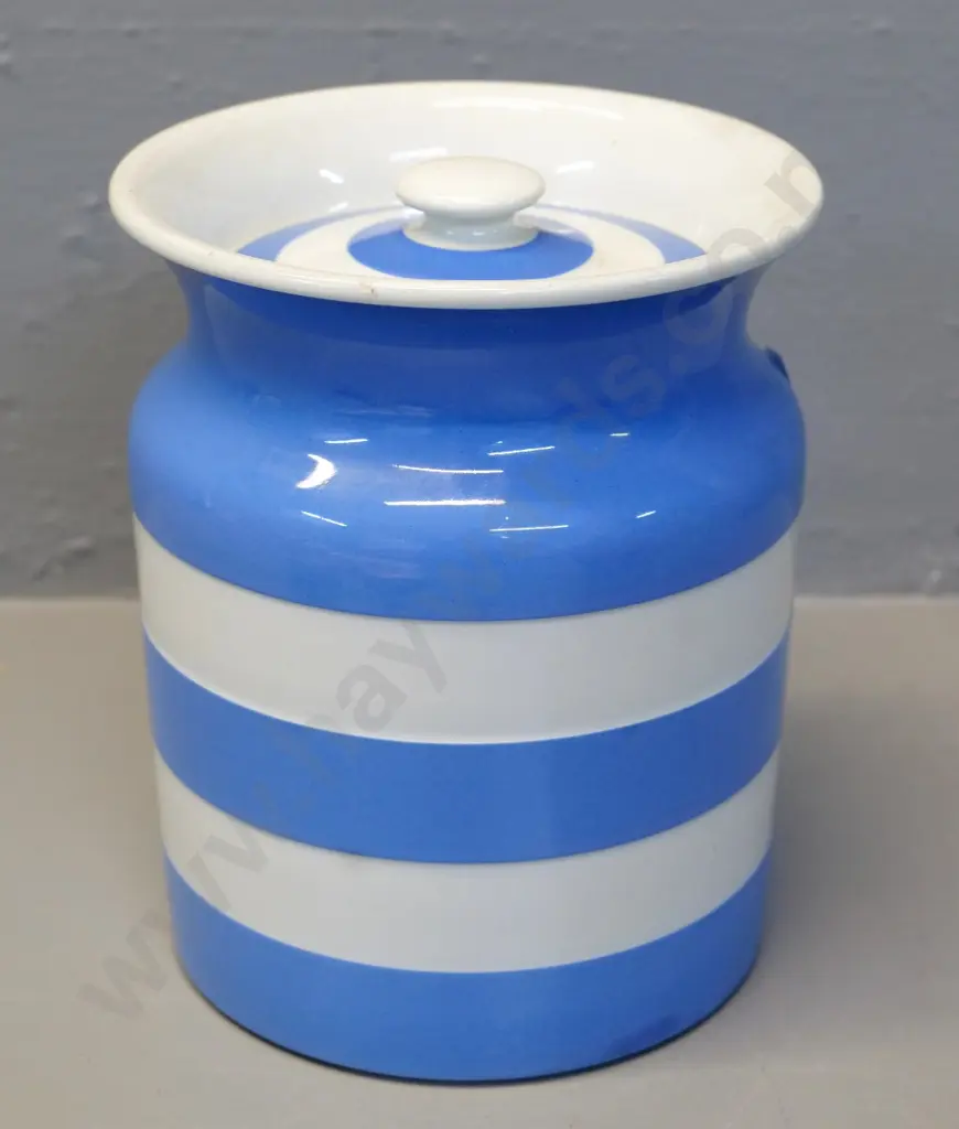 T&G Greene Cornish kitchen lidded storage jar H-170 D-140 Image 1++