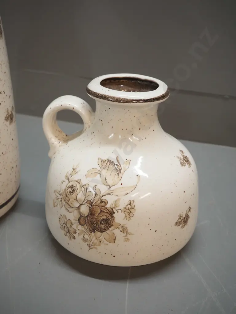 2  Scheurich Keramik German Pottery items large vases - taller is H-430 Image 1++