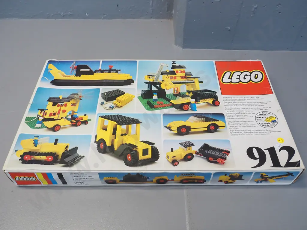 retro Lego set 912 with original box and instruction sheet W580 D340 Image 1++