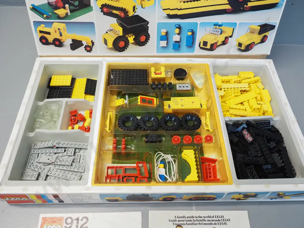 retro Lego set 912 with original box and instruction sheet W580 D340 Image 1++