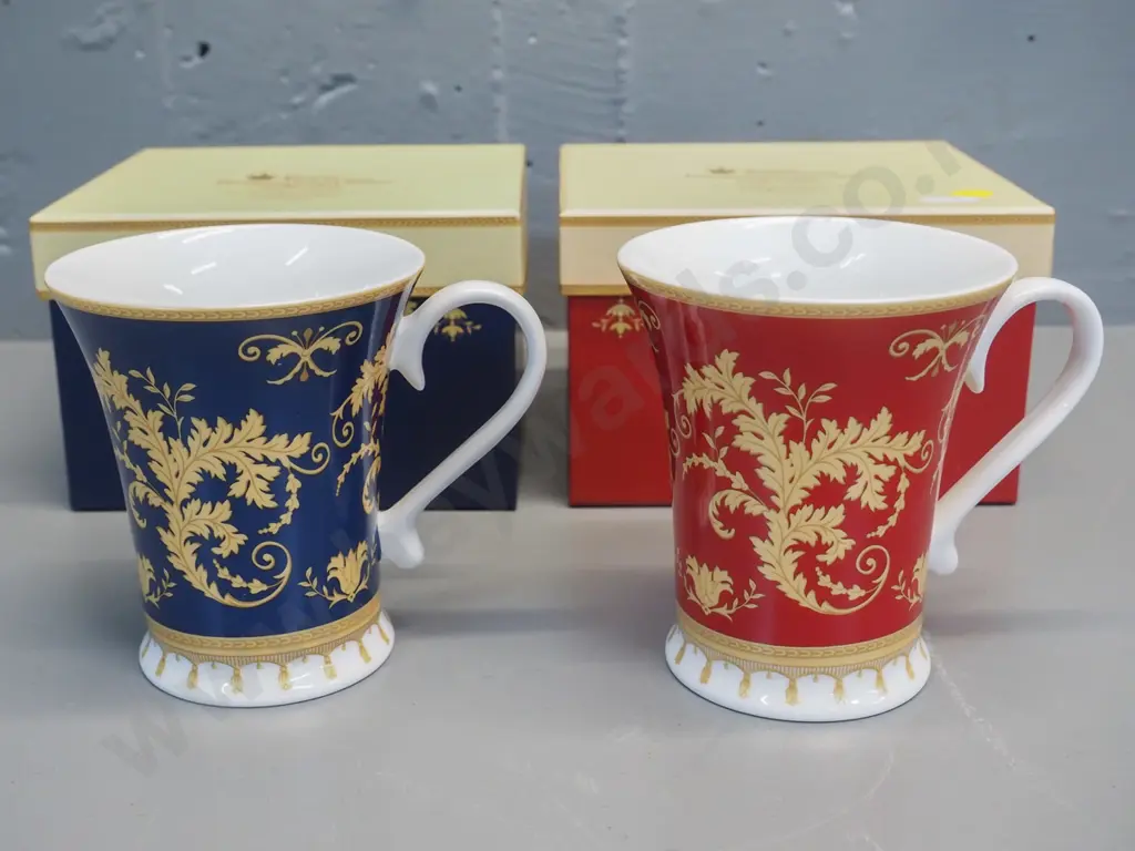 2 boxed Maxwell Williams Hampton Court Palace collection mugs Image 1++