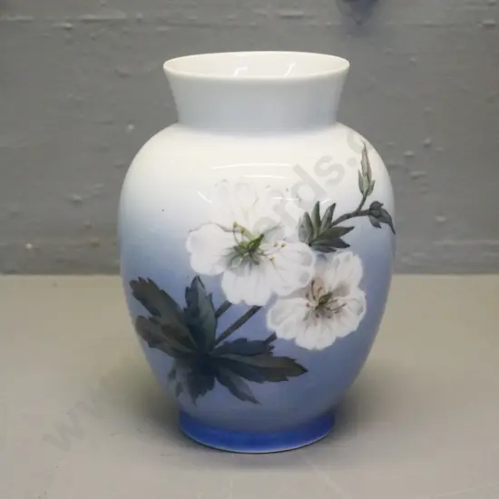 Royal Copenhagen floral vase - number on base 2667 36. H-170 D-120