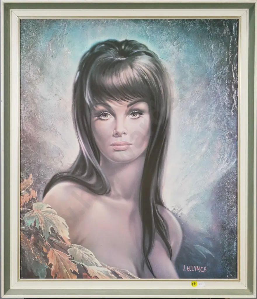 framed JH Lynch print "Autumn Leaves" H-570 W-480 Image 1++