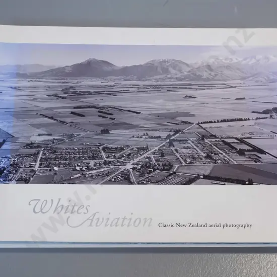 book - Whites Aviation aerial photographs, published 2009 Godwit press - some fading to cover