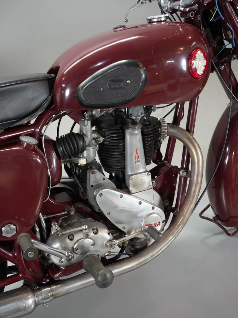 restored BSA  B31 1954 348cc motorcycle - with original registration papers, workshop manual and paint Image 1++