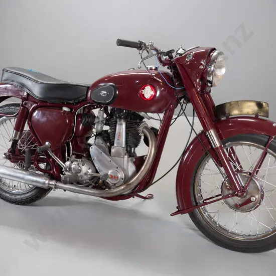 restored BSA  B31 1954 348cc motorcycle - with original registration papers, workshop manual and paint