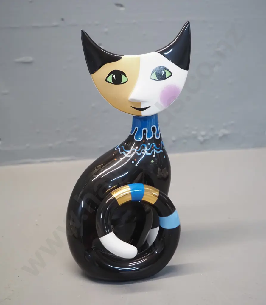 Goebel 'Alfredo' cat figure - signed R. Wachtmeister H-180 W-190 Image 1++