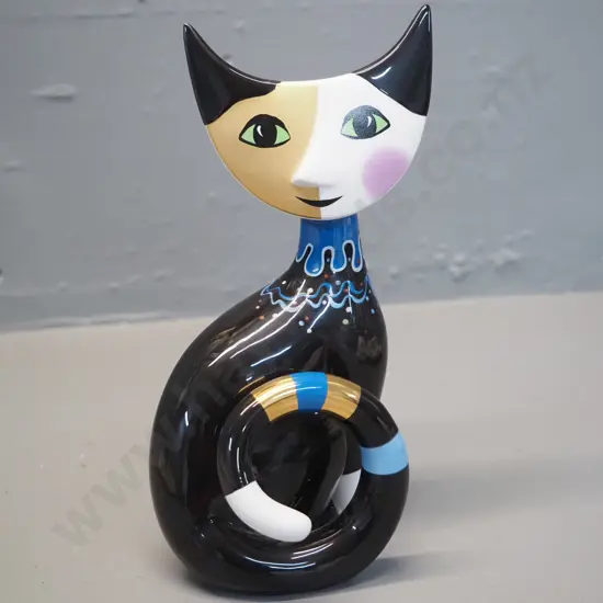 Goebel 'Alfredo' cat figure - signed R. Wachtmeister H-180 W-190