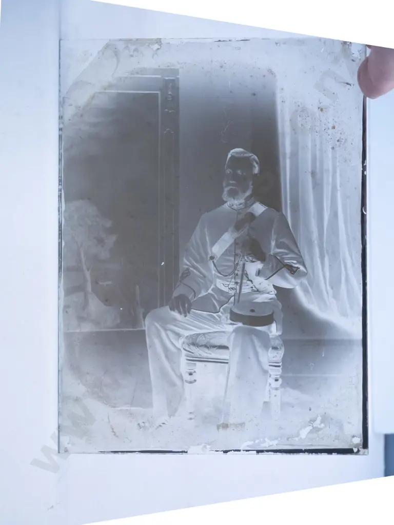 21 glass plate negatives in wooden case, full plate 160 x 215. Early Dunedin views, fire station, group photos etc. Image 1++
