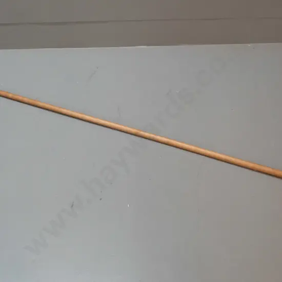 brass candle snuffer on long wooden handle L-1370