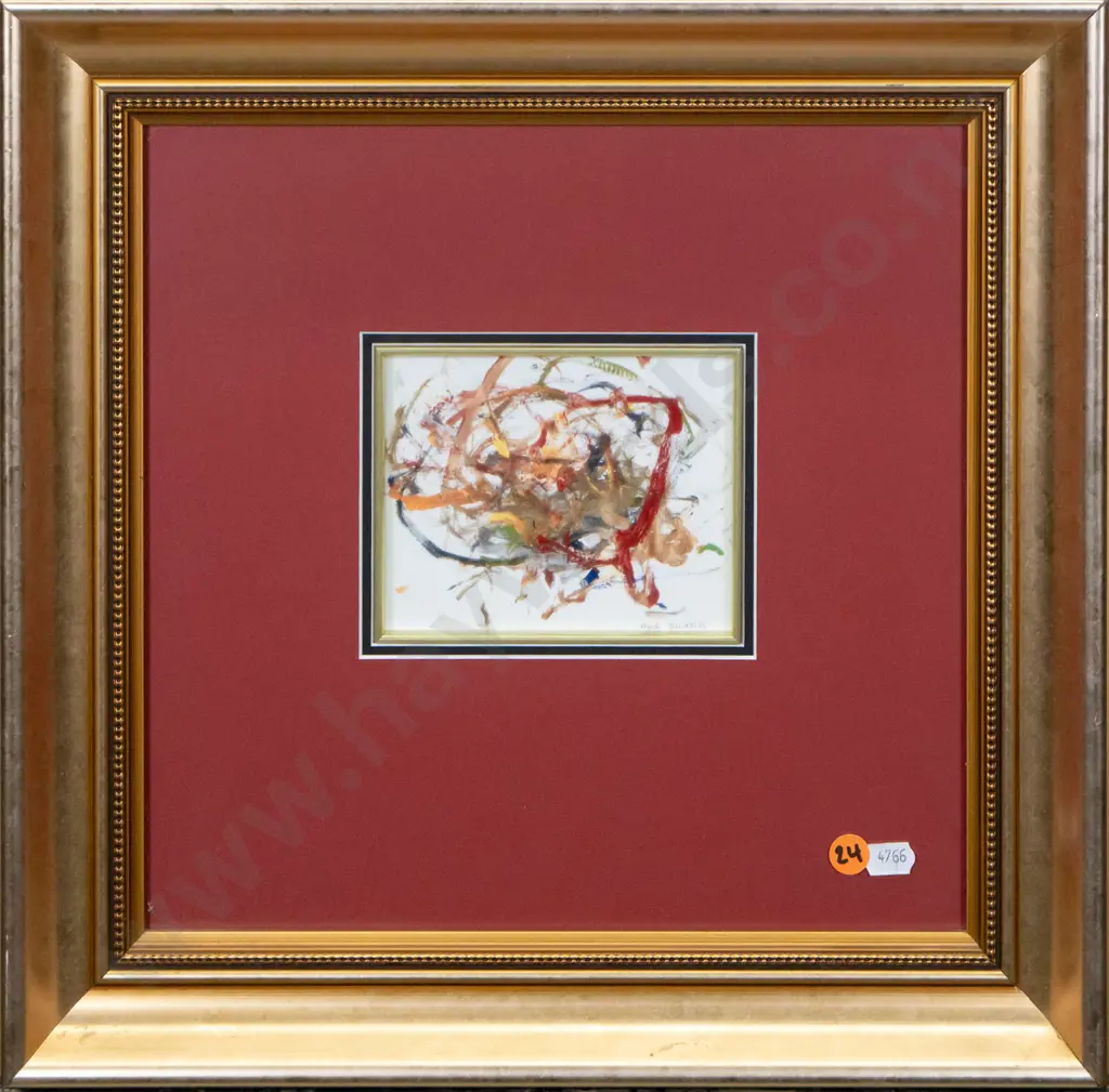 framed oil - abstract H-100 W-120 Image 1++