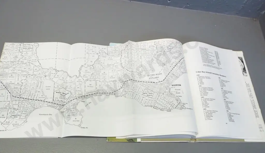 book: "Colac Bay" local history, Joan Macintosh, 1980 Image 1++