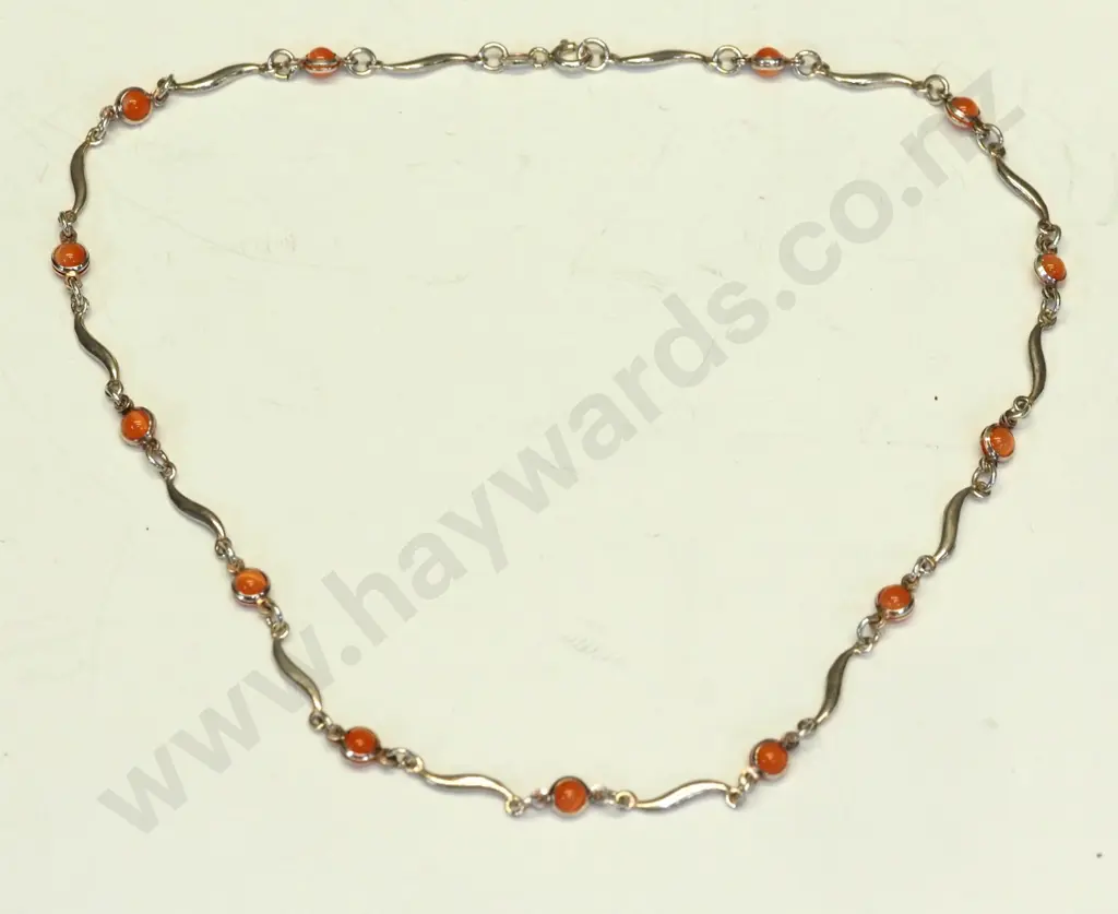 silver necklace stamped 925 Image 1++