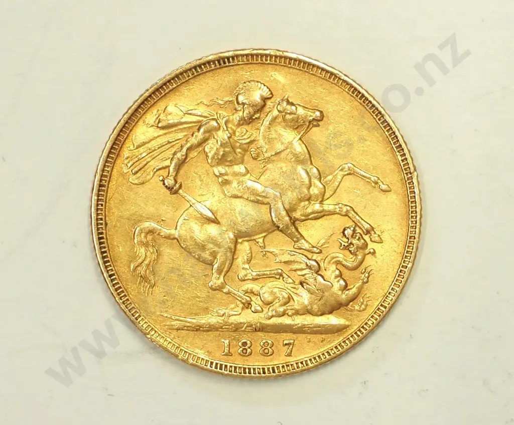 1887 full sovereign Image 1++