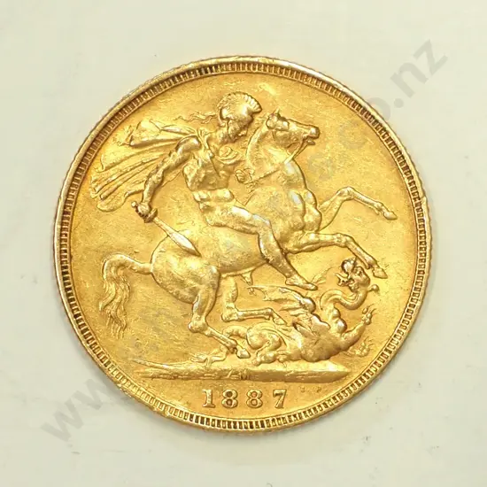 1887 full sovereign