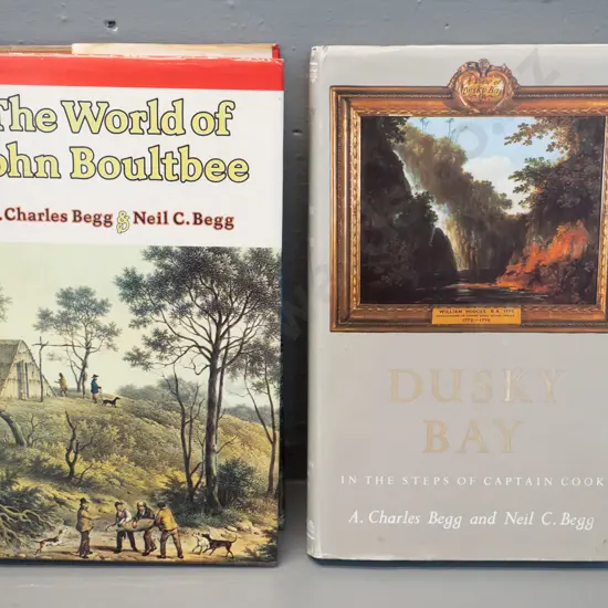 2 books by AC and NC Begg - World of the John Boultbee 1979 & Dusky Bay Revised 1968