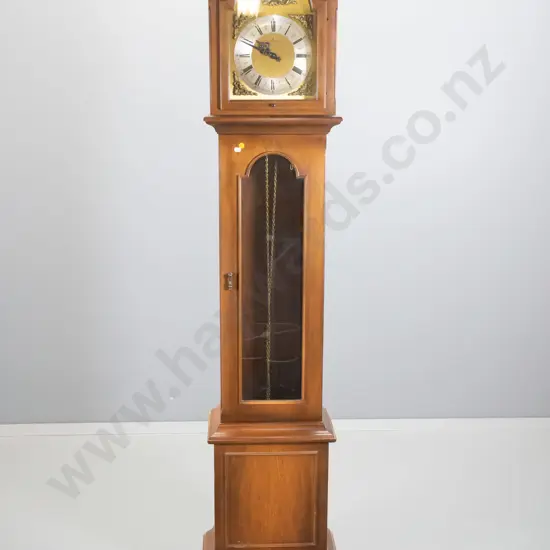 Junghans German 'grandmother' clock - mahogany case - not working H-1810 W-450 D-250