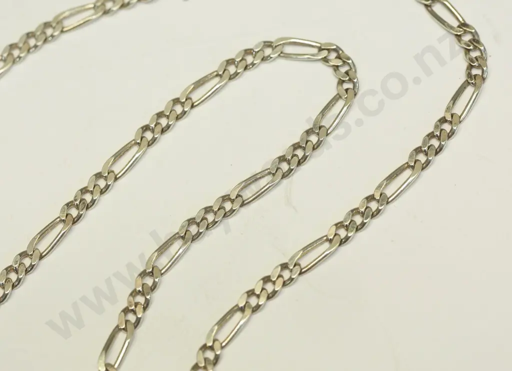 silver link chain necklace stamped 925 Image 1++