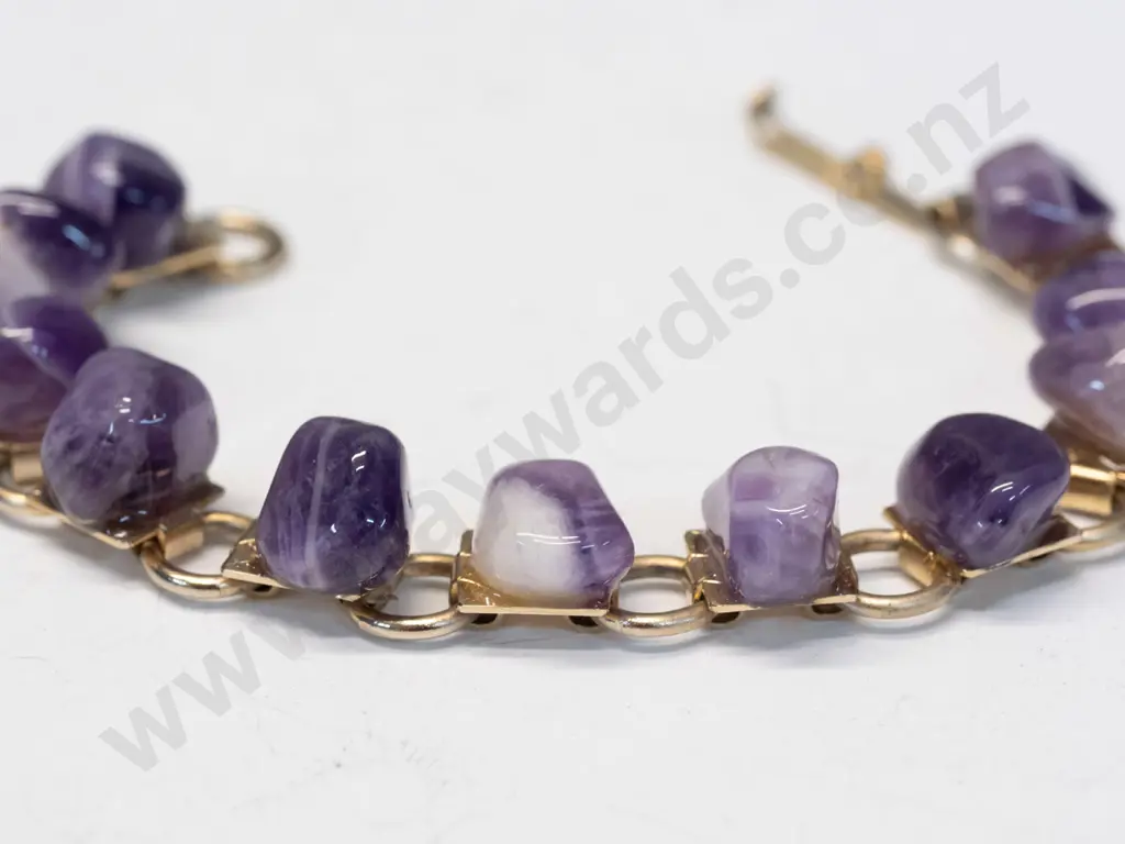 costume purple stone bracelet Image 1++