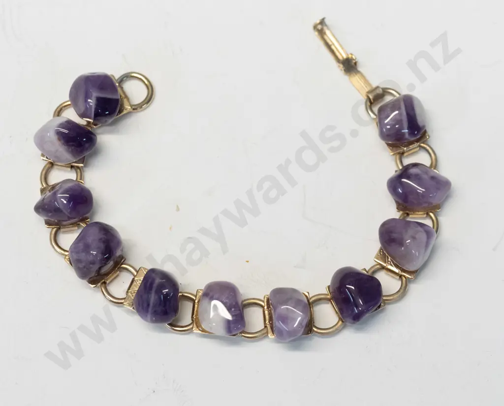 costume purple stone bracelet Image 1++