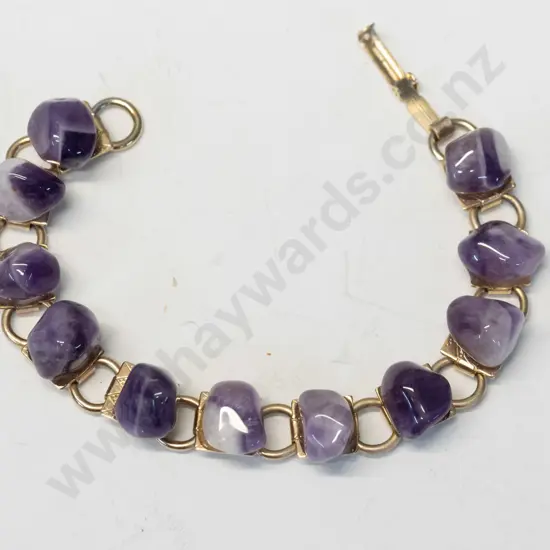 costume purple stone bracelet