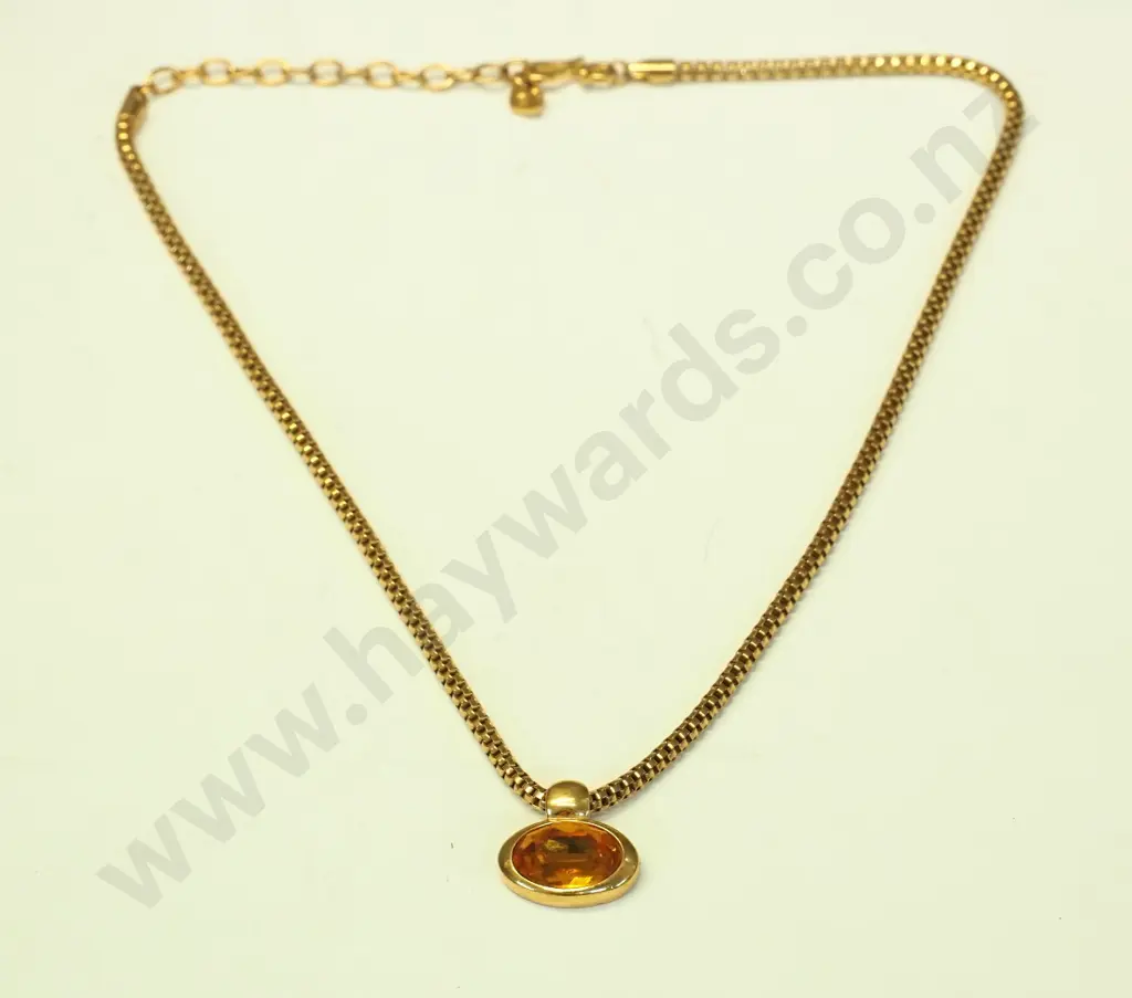 pocket watch chain with amber Image 1++