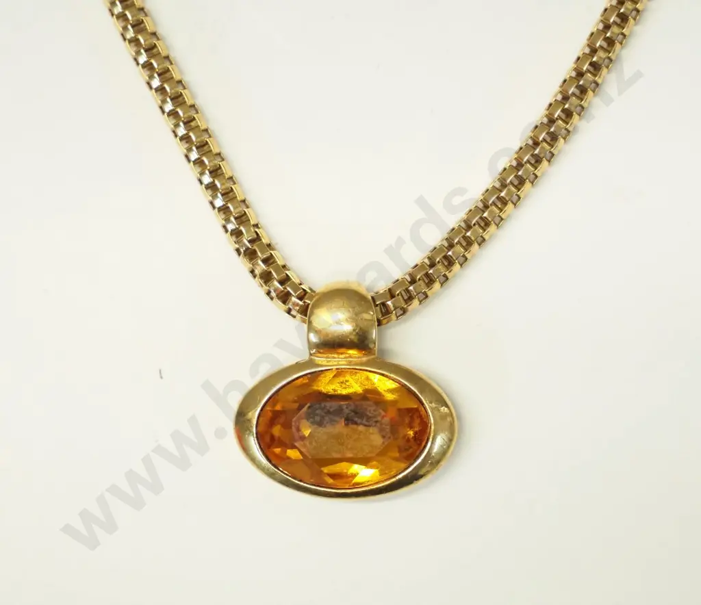 pocket watch chain with amber Image 1++