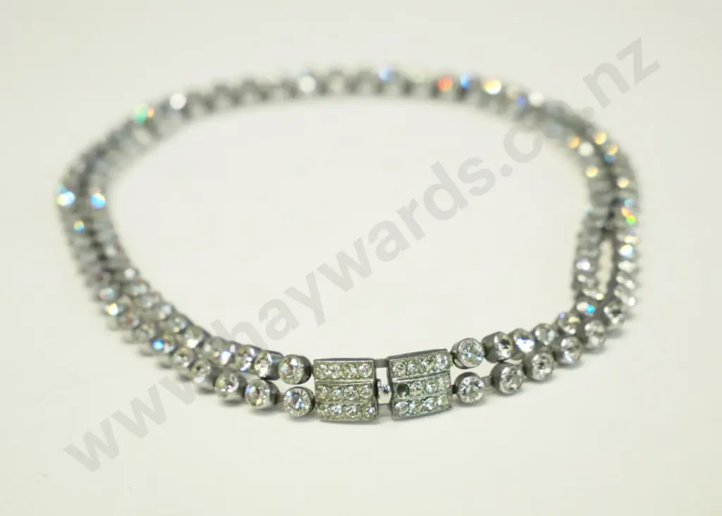 2 strand crystal necklace Image 1++