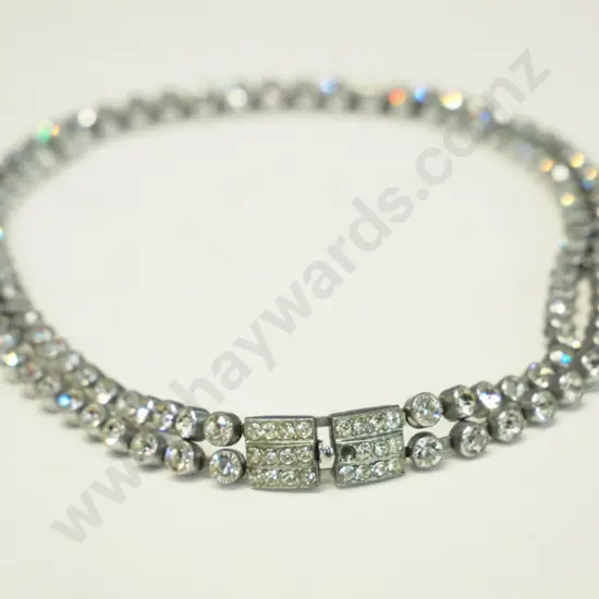 2 strand crystal necklace