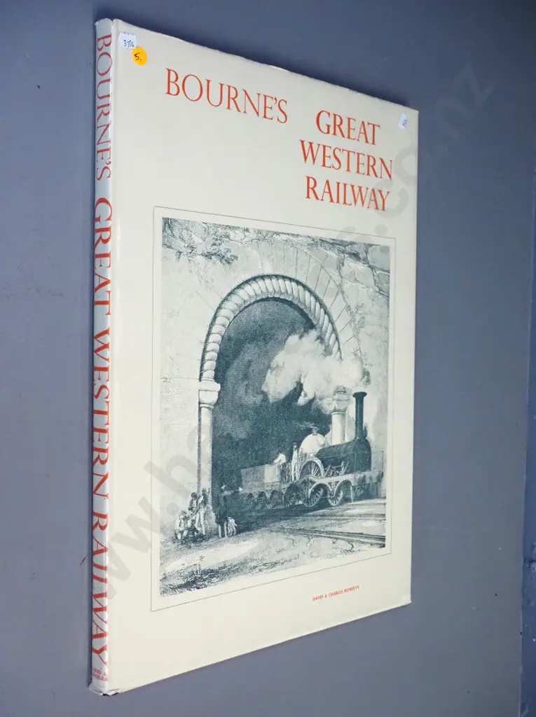 large David & Charles 1969 facsimile reprint of John Bourne's 1846 Great Western Railway folio - musty smell Image 1++