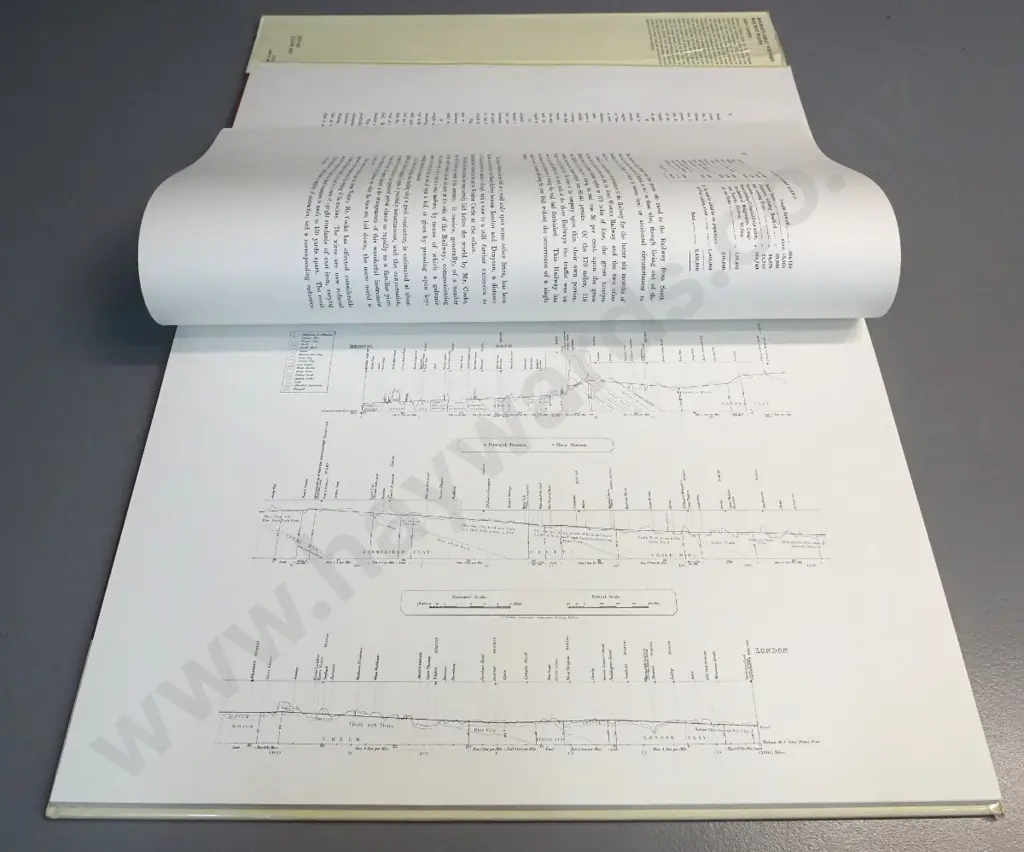 large David & Charles 1969 facsimile reprint of John Bourne's 1846 Great Western Railway folio - musty smell Image 1++