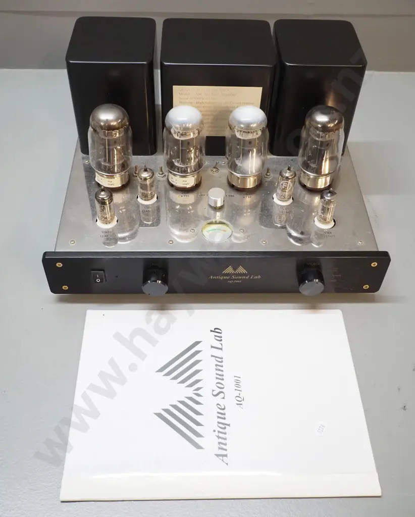 "Antique Soundlab" model AQ-1001 valve hifi amplifier w/manual H210 W390 D300 - no cord, untested Image 1++