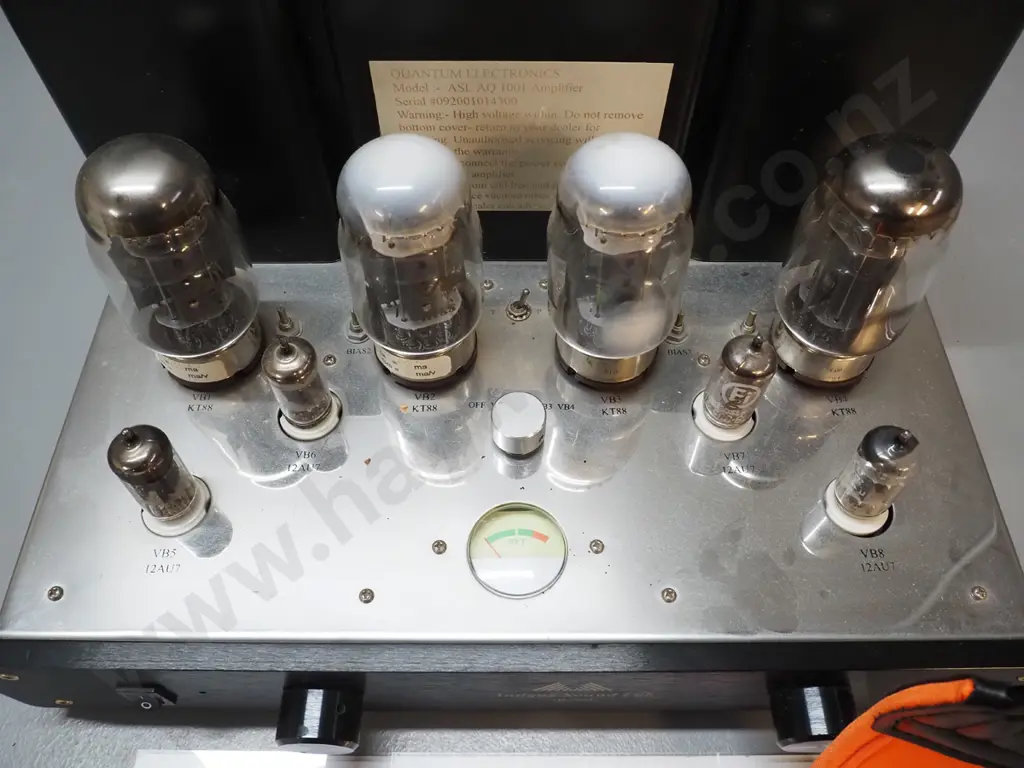 "Antique Soundlab" model AQ-1001 valve hifi amplifier w/manual H210 W390 D300 - no cord, untested Image 1++