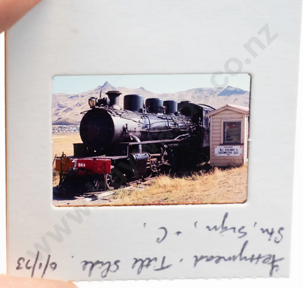 large collection of 35mm slides: NZ ornithology, landscapes, skiing, caving, steam trains, school trips etc. Image 1++