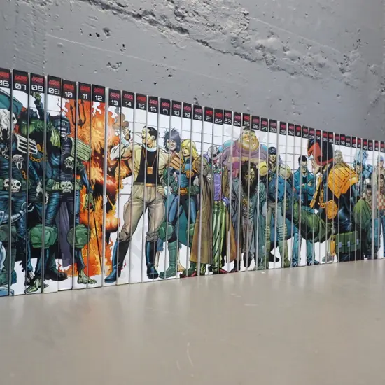 Judge Dredd - The Mega Collection, 2015-18, in 90 hard cover volumes. Double of #80. Each H-250 W-195